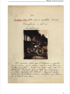 Lída Horská: Deník motocyklistky 1926