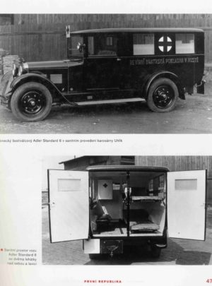 Sanitky v Československu a Česku 1918-2018