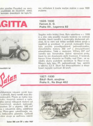 Pražské historické motocykly