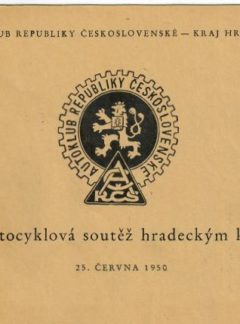 II. Motocyklová soutěž hradeckým krajem