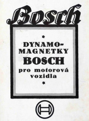Dynamo-magnetky Bosch pro motorová vozidla