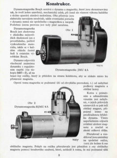 Dynamo-magnetky Bosch pro motorová vozidla