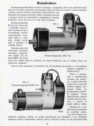 Dynamo-magnetky Bosch pro motorová vozidla