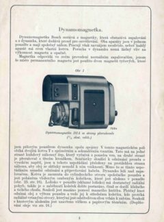 Dynamomagnetka Bosch D2A