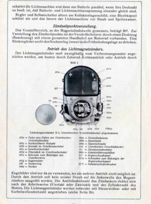 Der Lichtmagnetzünder Bosch D2A