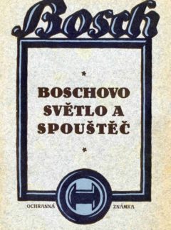 Boschovo světlo a spouštěč