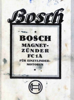 Bosch magnetzünder FC1A für einzylinder motoren