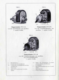 Bosch magnetzünder FC1A für einzylinder motoren