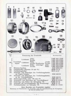 Ersatzteile Bosch Licht für Motorräder mit 30 Watt „D“ Lichtmagnetzünder