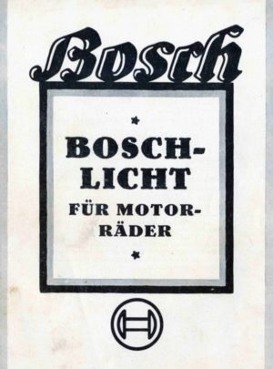 Bosch Licht für Motorräder