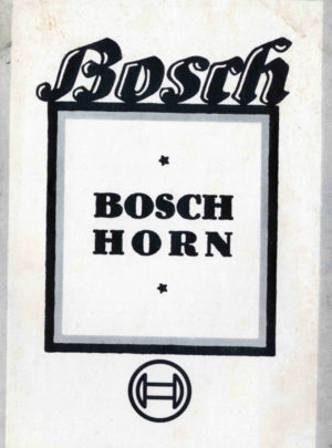 Bosch Horn