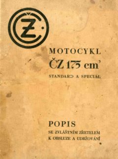 Motocykl ČZ 175 Standard a Special