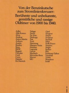 Die Schönsten Oldtimer 1900 bis 1940