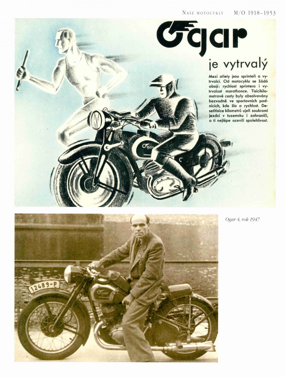 Ogar Naše motocykly - V. díl Československo M-O 1918 - 1953, Libor Marčík