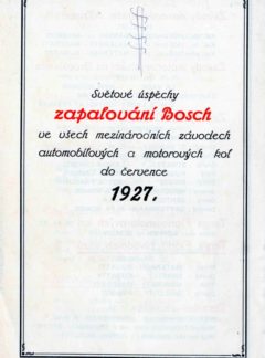 Světové úspěchy zapalování Bosch