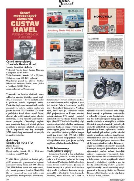 Motor Journal knihy Motor Journal knihy