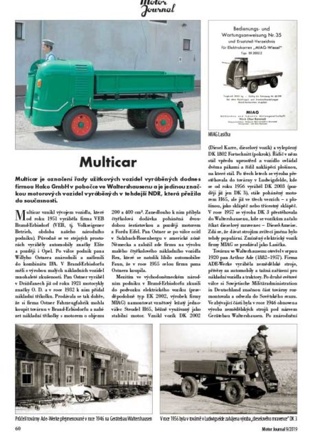 Motor Journal Multicar Motor Journal Multicar