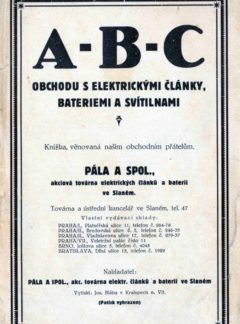 A-B-C obchodu s elektrickými články, bateriemi a svítilnami