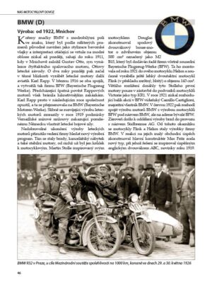 Náš motocyklový dovoz, Prvních 70 let, 1895–1964, Milan Veselý