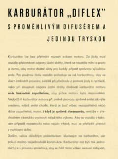 Karburátor Diflex