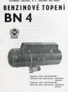 Benzinové topení BN 4