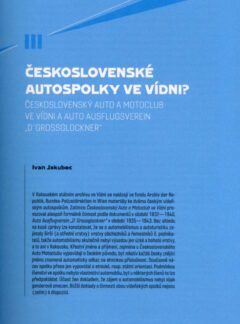 České století motorismu II – Motorismus jako prostředek volného času