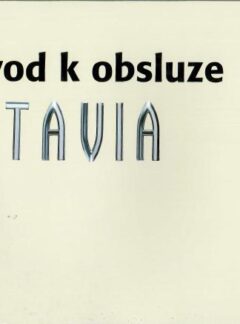 Návod k obsluze Octavia