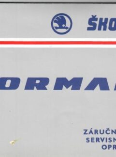 Návod k obsluze a údržbě Škoda Forman