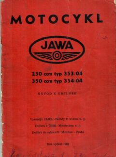 Motocykl Jawa 250 ccm typ 353/04, 350 ccm typ 354/04