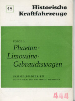 Historische Kraftfahrzeuge – Phaeton, Limousine