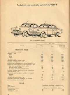 Katalog náhradních dílů automobilů Volga