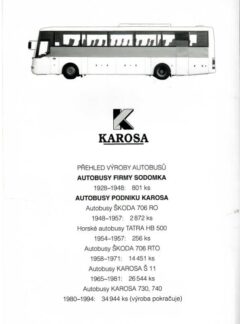 Karosa Czech Republic – Sto let výroby karoserií ve Vysokém Mýtě
