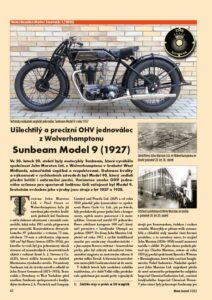 Motor Journal 2023/01 Sunbeam M9 1927