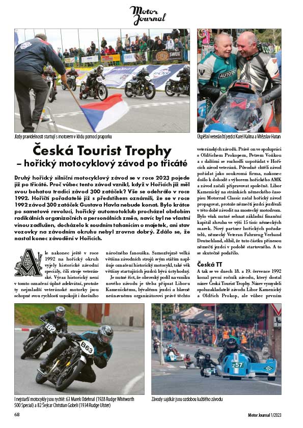 Motor Journal 2023/01 Česká Tourist Trophy