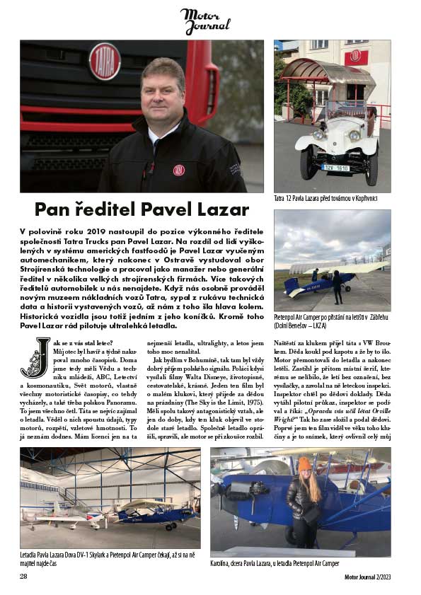 Motor Journal 2023/02 Tatra Pavel Lazar