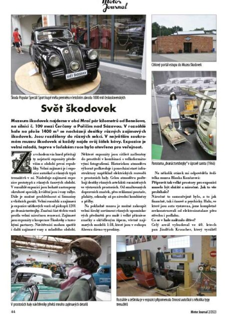 Motor Journal 2023/02 Svět škodovek Motor Journal 2023/02 Svět škodovek