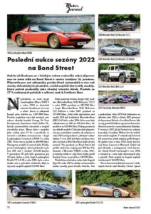 Motor Journal 2023/02 aukce Bonhams Bond Street