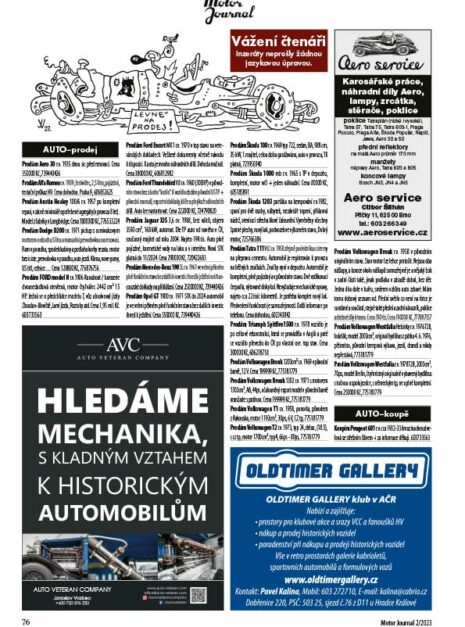 Motor Journal 2023/02 inzerce Motor Journal 2023/02 inzerce