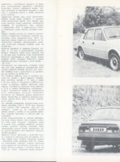 Osobní automobily Škoda ’84