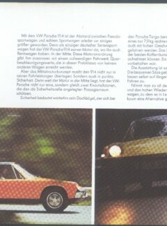 Der Sportwagen mit dem Rennwagenkonzept: Der VW-Porsche 914