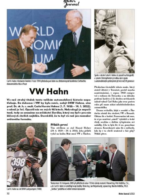 Motor Journal 2023/03 VW Carl Horst Hahn Motor Journal 2023/03 VW Carl Horst Hahn