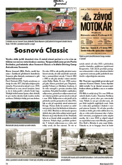 Motor Journal 2023/03 Sosnová Classic Motor Journal 2023/03 Sosnová Classic