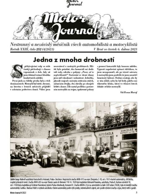 Motor Journal 04/2023 uvodnik Motor Journal 04/2023 uvodnik