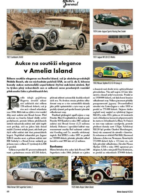 Motor Journal 04/2023 Amelia Island Motor Journal 04/2023 Amelia Island