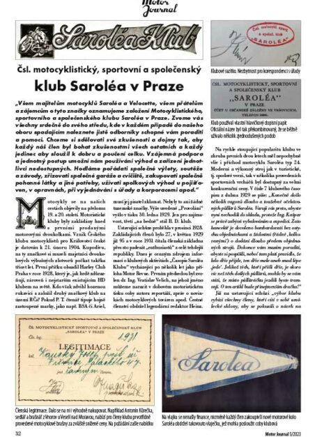 MJ_2023_05-32 Motor Journal 5/2003 Saroléa klub v Praze