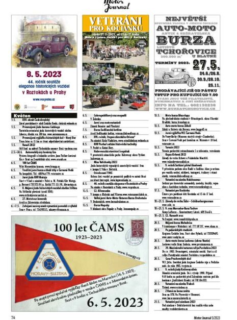 MJ_2023_05-74 Motor Journal 5/2003 kalendář akcí