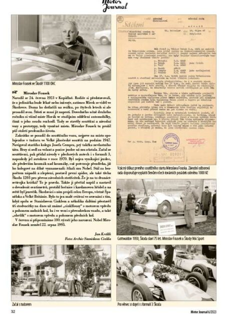 Motor Journal 6/2023 Miroslav Fousek Motor Journal 6/2023 Miroslav Fousek