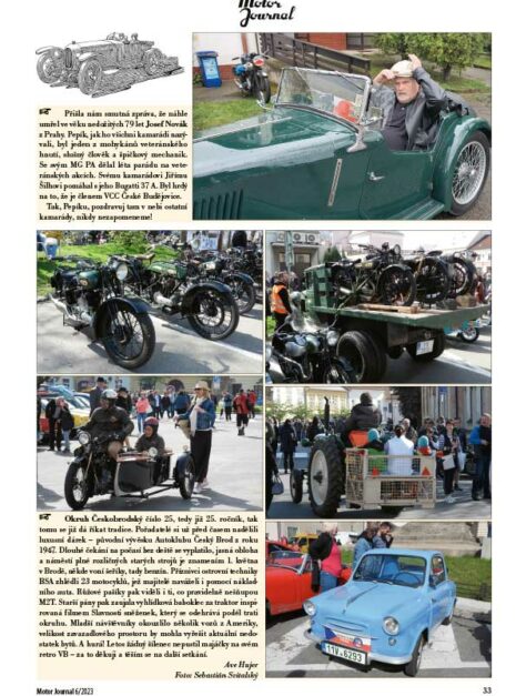 Motor Journal 6/2023 okruh Českobrodský Motor Journal 6/2023 okruh Českobrodský
