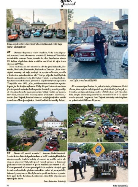 Motor Journal 6/2023 Oldtimer Express, Veteráni pod zámkem Motor Journal 6/2023 Oldtimer Express, Veteráni pod zámkem