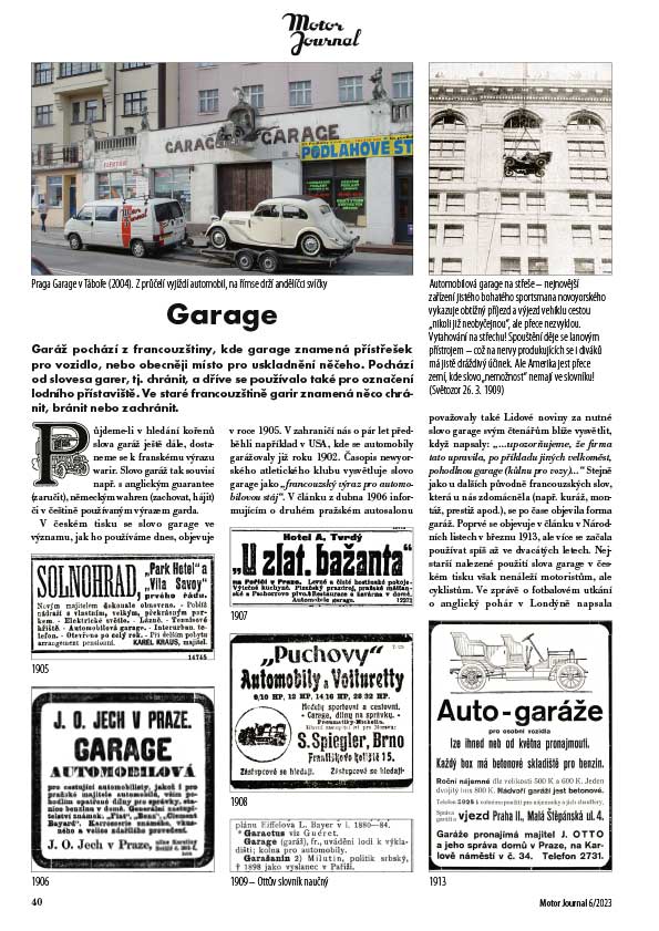 Motor Journal 6/2023 Garage